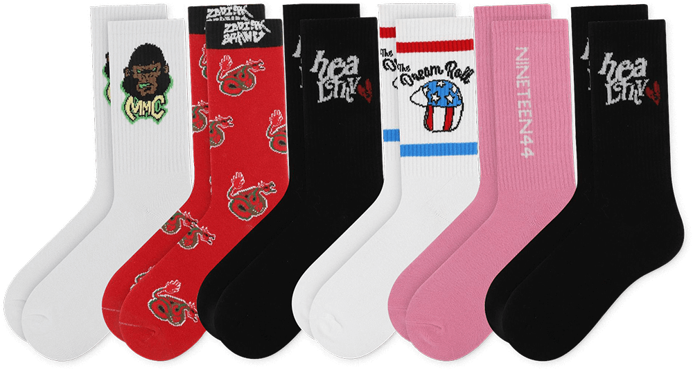 Custom Socks In 3 Easy Steps | Free Design, Low MOQ & Fast Delivery – Rivys