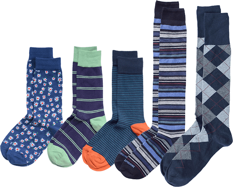 mens dress socks with designs Knocker Men's Patterned Dress Socks (9915_Asst) main image 0